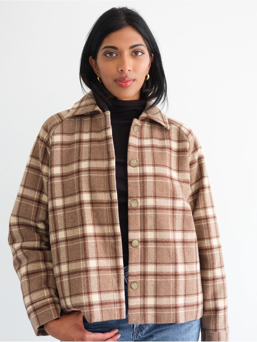 Brunette The Label Tiffany Plaid NWT